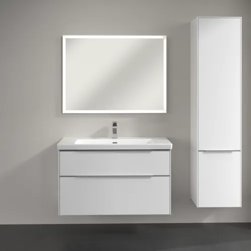 Bild von VILLEROY BOCH Subway 3.0 Hochschrank, 2 Türen, 400 x 1710 x 362 mm, Brilliant White / Brilliant White #C58700VE