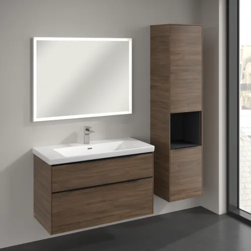 Bild von VILLEROY BOCH Subway 3.0 Hochschrank, 2 Türen, 400 x 1710 x 362 mm, Arizona Oak / Arizona Oak #C58901VH