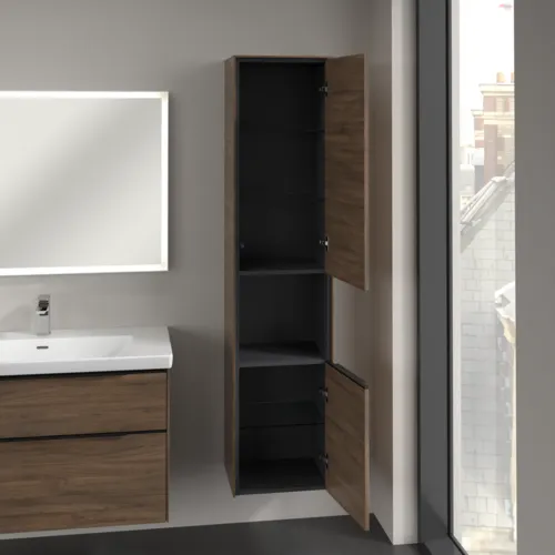 Bild von VILLEROY BOCH Subway 3.0 Hochschrank, 2 Türen, 400 x 1710 x 362 mm, Arizona Oak / Arizona Oak #C58901VH