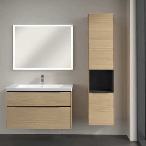 Bild von VILLEROY BOCH Subway 3.0 Hochschrank, 2 Türen, 400 x 1710 x 362 mm, Nordic Oak / Nordic Oak #C58901VJ