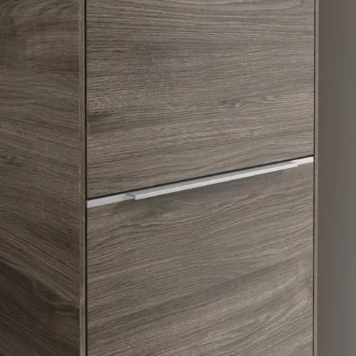 Bild von VILLEROY BOCH Subway 3.0 Hochschrank, 1 Tür, 1 Wäscheklappe, 450 x 1710 x 362 mm, Stone Oak / Stone Oak #C59300RK