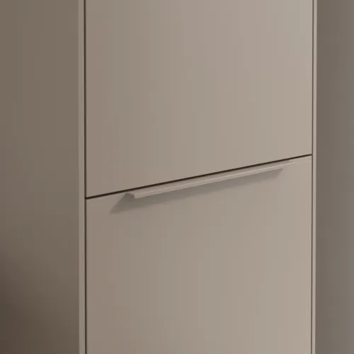 Bild von VILLEROY BOCH Subway 3.0 Hochschrank, 1 Tür, 1 Wäscheklappe, 450 x 1710 x 362 mm, Taupe / Taupe #C59302VM