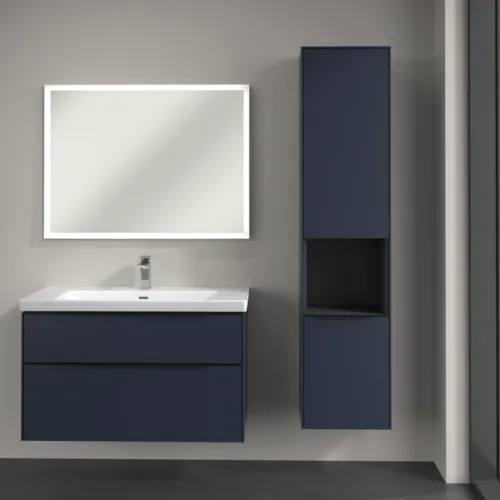 Bild von VILLEROY BOCH Subway 3.0 Hochschrank, 2 Türen, 400 x 1710 x 362 mm, Marine Blue / Marine Blue #C58901VQ
