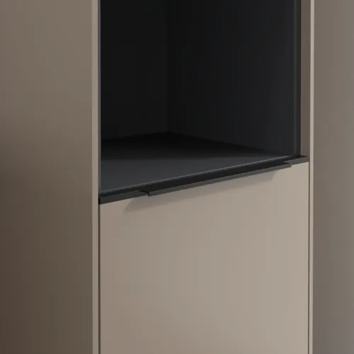 Obrázek VILLEROY BOCH Subway 3.0 Vysoká skříň, 2 dveře, 400 x 1710 x 362 mm, taupe / taupe #C58901VM