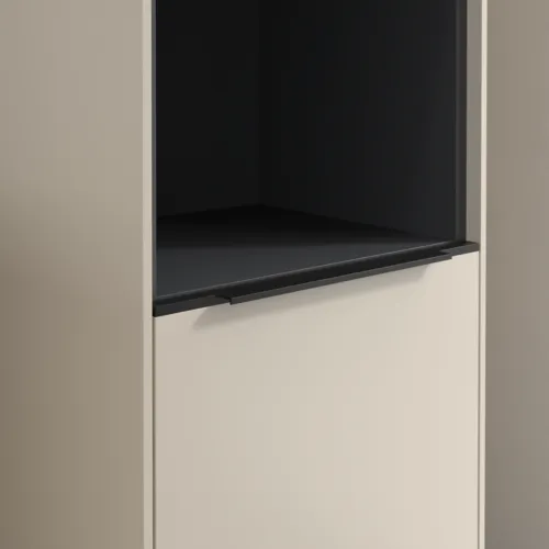 Bild von VILLEROY BOCH Subway 3.0 Hochschrank, 2 Türen, 400 x 1710 x 362 mm, Cashmere Grey / Cashmere Grey #C58901VN