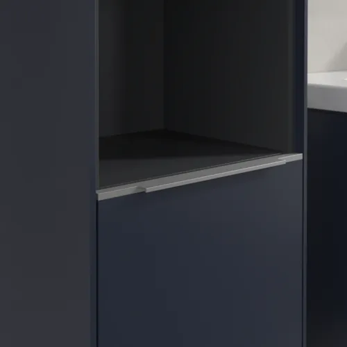 Bild von VILLEROY BOCH Subway 3.0 Hochschrank, 2 Türen, 400 x 1710 x 362 mm, Marine Blue / Marine Blue #C58800VQ