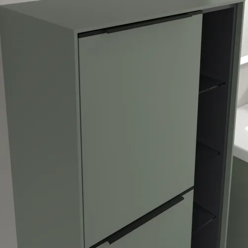 VILLEROY BOCH Subway 3.0 Mittelschrank, 2 Türen, 574 x 1200 x 362 mm, Soft Green / Soft Green #C59801AF, Bild 6