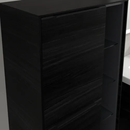 VILLEROY BOCH Subway 3.0 Mittelschrank, 2 Türen, 574 x 1200 x 362 mm, Black Oak / Black Oak #C59801AB, Bild 6