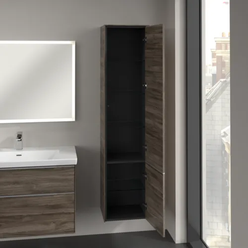 Bild von VILLEROY BOCH Subway 3.0 Hochschrank, 2 Türen, 400 x 1710 x 362 mm, Stone Oak / Stone Oak #C58700RK
