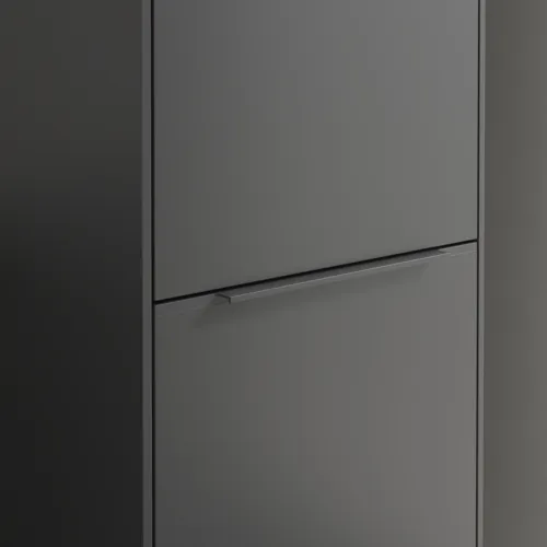 Obrázek VILLEROY BOCH Subway 3.0 Vysoká skříň, 2 dveře, 400 x 1710 x 362 mm, Grafitová / Grafitová #C58702VR