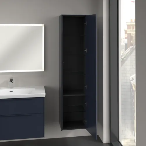 Bild von VILLEROY BOCH Subway 3.0 Hochschrank, 2 Türen, 400 x 1710 x 362 mm, Marine Blue / Marine Blue #C58702VQ