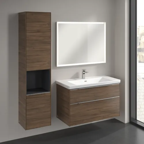 Bild von VILLEROY BOCH Subway 3.0 Hochschrank, 2 Türen, 400 x 1710 x 362 mm, Arizona Oak / Arizona Oak #C58800VH