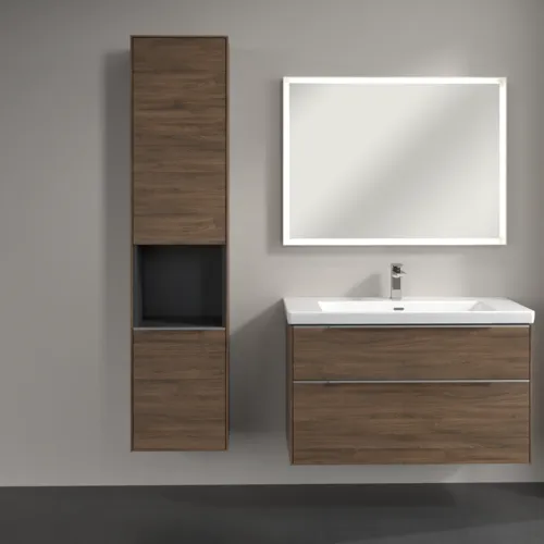Bild von VILLEROY BOCH Subway 3.0 Hochschrank, 2 Türen, 400 x 1710 x 362 mm, Arizona Oak / Arizona Oak #C58800VH