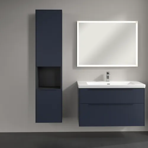Bild von VILLEROY BOCH Subway 3.0 Hochschrank, 2 Türen, 400 x 1710 x 362 mm, Marine Blue / Marine Blue #C58802VQ
