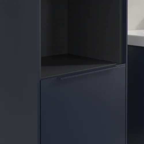 Bild von VILLEROY BOCH Subway 3.0 Hochschrank, 2 Türen, 400 x 1710 x 362 mm, Marine Blue / Marine Blue #C58802VQ