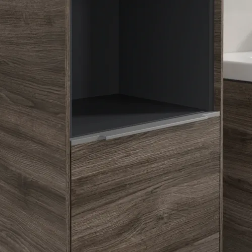 Bild von VILLEROY BOCH Subway 3.0 Hochschrank, 2 Türen, 400 x 1710 x 362 mm, Stone Oak / Stone Oak #C58800RK
