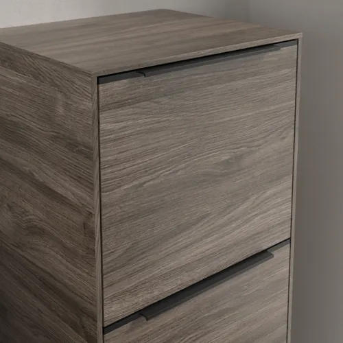 Bild von VILLEROY BOCH Subway 3.0 Seitenschrank, 1 Auszug, 1 Tür, 400 x 860 x 362 mm, Stone Oak / Stone Oak #C59501RK