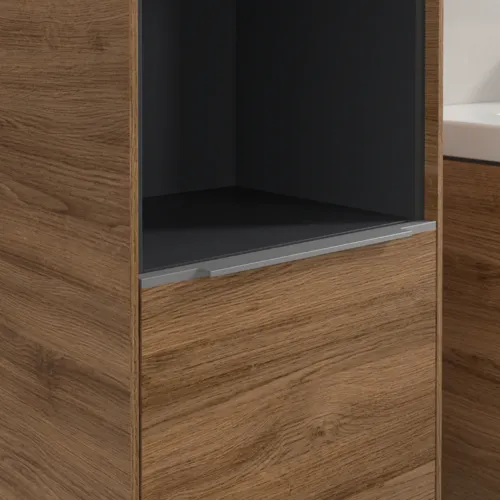 Bild von VILLEROY BOCH Subway 3.0 Hochschrank, 2 Türen, 400 x 1710 x 362 mm, Kansas Oak / Kansas Oak #C58800RH