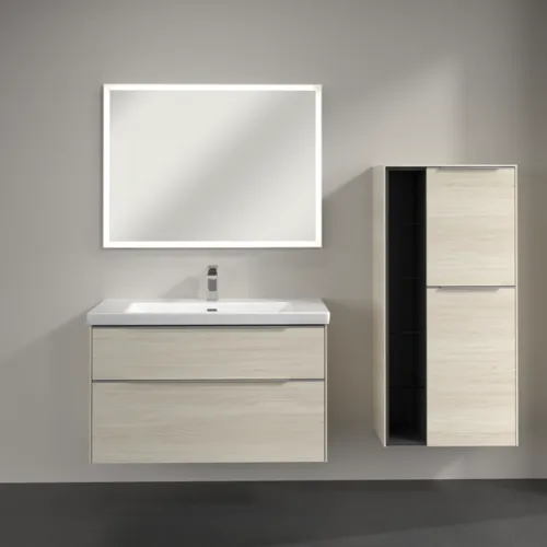 Bild von VILLEROY BOCH Subway 3.0 Mittelschrank, 2 Türen, 574 x 1200 x 362 mm, White Oak / White Oak #C59900AA