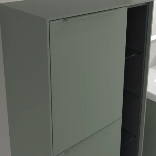 Bild von VILLEROY BOCH Subway 3.0 Mittelschrank, 2 Türen, 574 x 1200 x 362 mm, Soft Green / Soft Green #C59802AF
