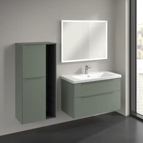 Bild von VILLEROY BOCH Subway 3.0 Mittelschrank, 2 Türen, 574 x 1200 x 362 mm, Soft Green / Soft Green #C59802AF