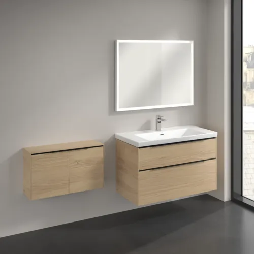 Bild von VILLEROY BOCH Subway 3.0 Sideboard, 2 Türen, 728 x 423 x 256 mm, Nordic Oak / Nordic Oak #C60001VJ