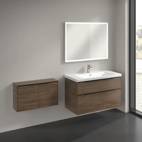 Bild von VILLEROY BOCH Subway 3.0 Sideboard, 2 Türen, 728 x 423 x 256 mm, Arizona Oak / Arizona Oak #C60001VH