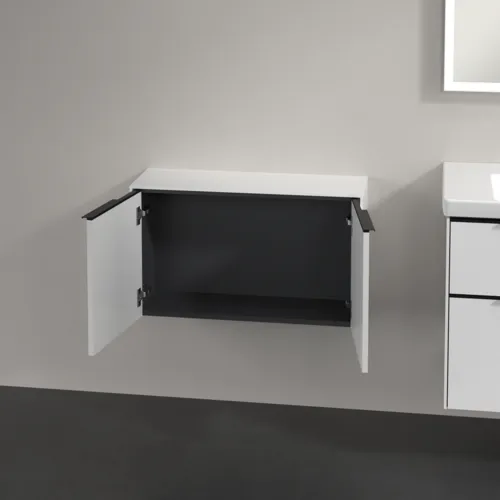 Bild von VILLEROY BOCH Subway 3.0 Sideboard, 2 Türen, 728 x 423 x 256 mm, Pure White / Pure White #C60001VF
