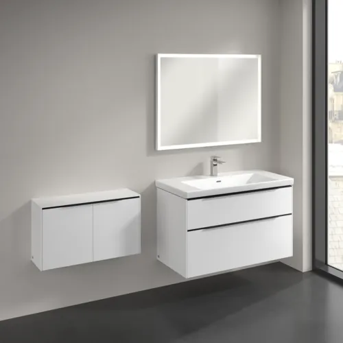 Bild von VILLEROY BOCH Subway 3.0 Sideboard, 2 Türen, 728 x 423 x 256 mm, Pure White / Pure White #C60001VF