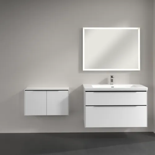 Bild von VILLEROY BOCH Subway 3.0 Sideboard, 2 Türen, 728 x 423 x 256 mm, Brilliant White / Brilliant White #C60001VE