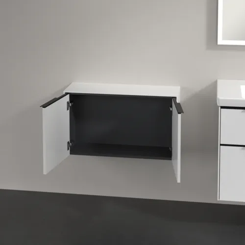 Bild von VILLEROY BOCH Subway 3.0 Sideboard, 2 Türen, 728 x 423 x 256 mm, Brilliant White / Brilliant White #C60001VE