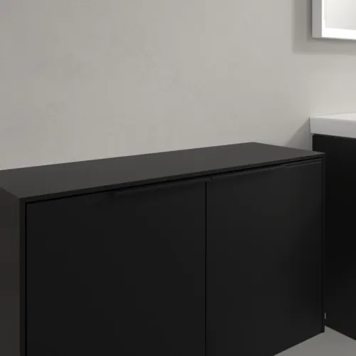 Bild von VILLEROY BOCH Subway 3.0 Sideboard, 2 Türen, 728 x 423 x 256 mm, Volcano Black / Volcano Black #C60001VL