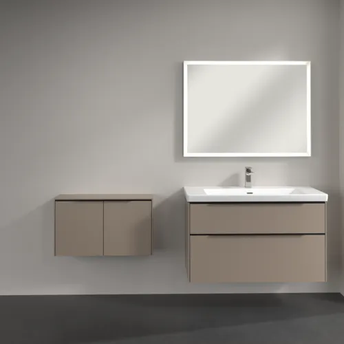Picture of VILLEROY BOCH Subway 3.0 Sideboard, 2 doors, 728 x 423 x 256 mm, Taupe / Taupe #C60001VM