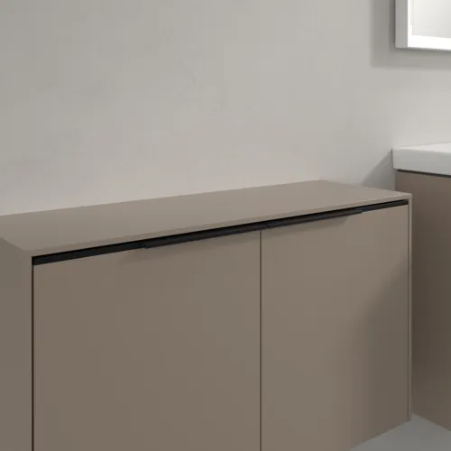 Picture of VILLEROY BOCH Subway 3.0 Sideboard, 2 doors, 728 x 423 x 256 mm, Taupe / Taupe #C60001VM