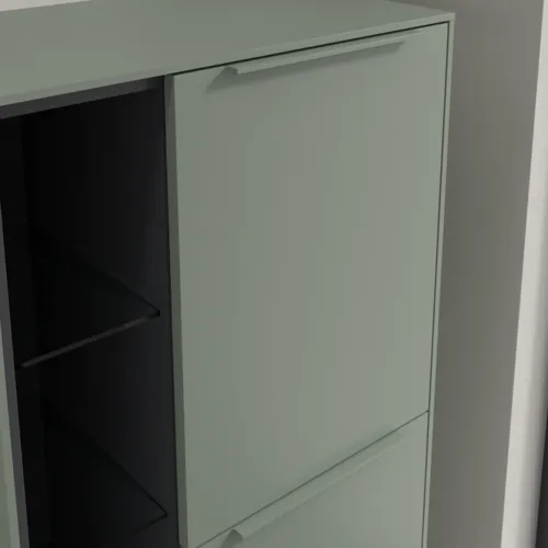Bild von VILLEROY BOCH Subway 3.0 Mittelschrank, 2 Türen, 574 x 1200 x 362 mm, Soft Green / Soft Green #C59902AF