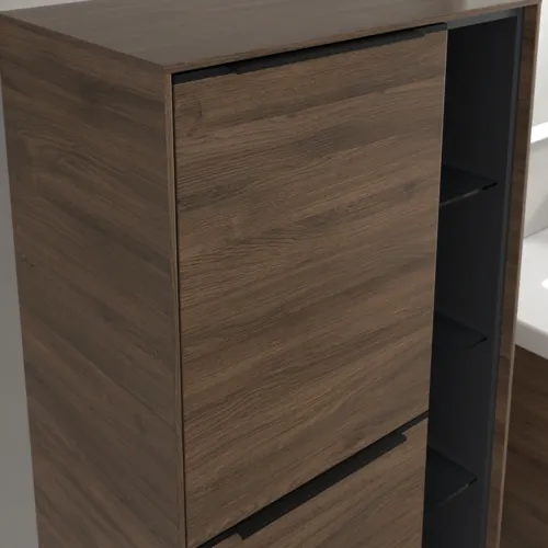 Bild von VILLEROY BOCH Subway 3.0 Mittelschrank, 2 Türen, 574 x 1200 x 362 mm, Arizona Oak / Arizona Oak #C59801VH
