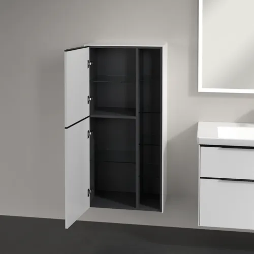 Bild von VILLEROY BOCH Subway 3.0 Mittelschrank, 2 Türen, 574 x 1200 x 362 mm, Brilliant White / Brilliant White #C59801VE
