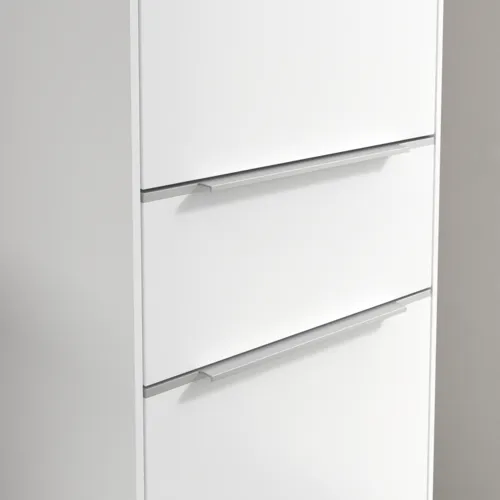 Bild von VILLEROY BOCH Subway 3.0 Hochschrank, 2 Türen, 1 Auszug, 400 x 1710 x 362 mm, Pure White / Pure White #C59100VF