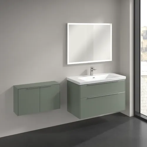 Bild von VILLEROY BOCH Subway 3.0 Sideboard, 2 Türen, 728 x 423 x 256 mm, Soft Green / Soft Green #C60000AF