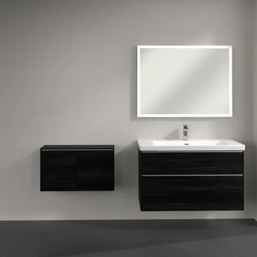 Bild von VILLEROY BOCH Subway 3.0 Sideboard, 2 Türen, 728 x 423 x 256 mm, Black Oak / Black Oak #C60000AB
