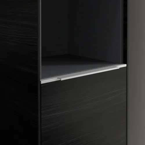 Bild von VILLEROY BOCH Subway 3.0 Hochschrank, 2 Türen, 400 x 1710 x 362 mm, Black Oak / Black Oak #C58900AB