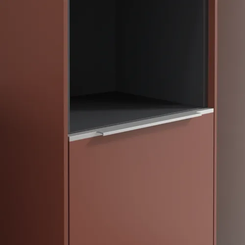 Bild von VILLEROY BOCH Subway 3.0 Hochschrank, 2 Türen, 400 x 1710 x 362 mm, Wine Red / Wine Red #C58900AH