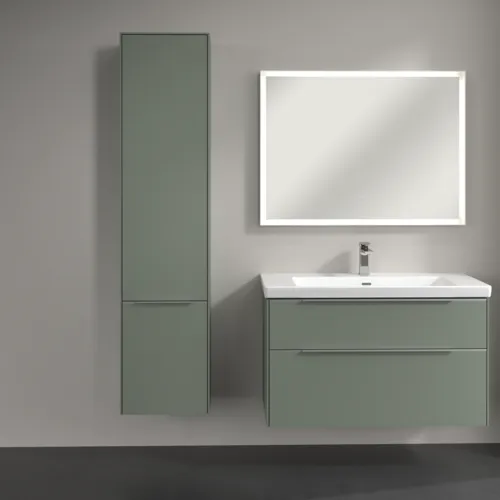 Bild von VILLEROY BOCH Subway 3.0 Hochschrank, 2 Türen, 400 x 1710 x 362 mm, Soft Green / Soft Green #C58600AF