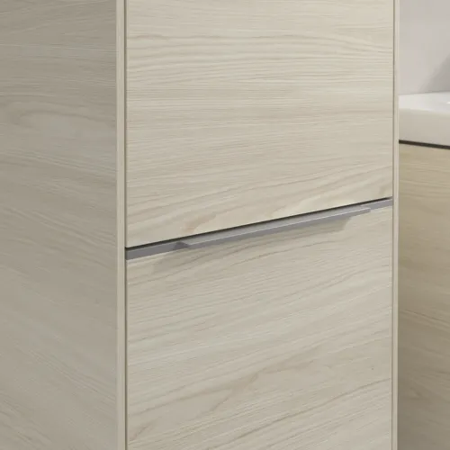 Bild von VILLEROY BOCH Subway 3.0 Hochschrank, 2 Türen, 400 x 1710 x 362 mm, White Oak / White Oak #C58600AA