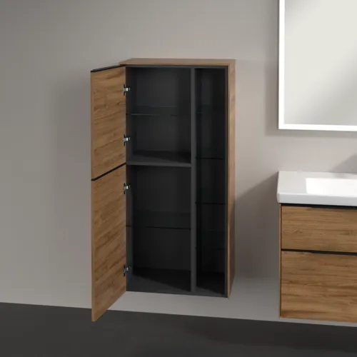 Bild von VILLEROY BOCH Subway 3.0 Mittelschrank, 2 Türen, 574 x 1200 x 362 mm, Kansas Oak / Kansas Oak #C59801RH