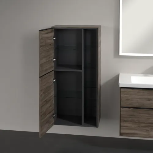 VILLEROY BOCH Subway 3.0 Mittelschrank, 2 Türen, 574 x 1200 x 362 mm, Stone Oak / Stone Oak #C59801RK, Bild 5