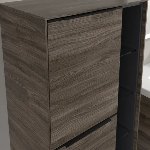 VILLEROY BOCH Subway 3.0 Mittelschrank, 2 Türen, 574 x 1200 x 362 mm, Stone Oak / Stone Oak #C59801RK, Bild 6