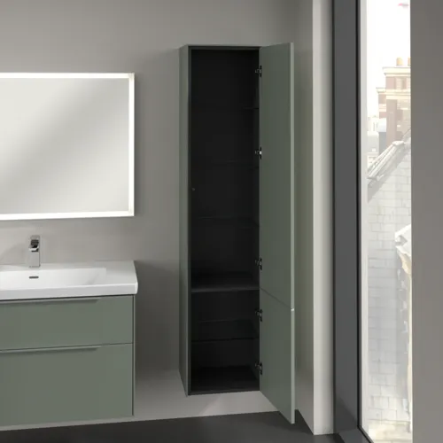 Bild von VILLEROY BOCH Subway 3.0 Hochschrank, 2 Türen, 400 x 1710 x 362 mm, Soft Green / Soft Green #C58700AF