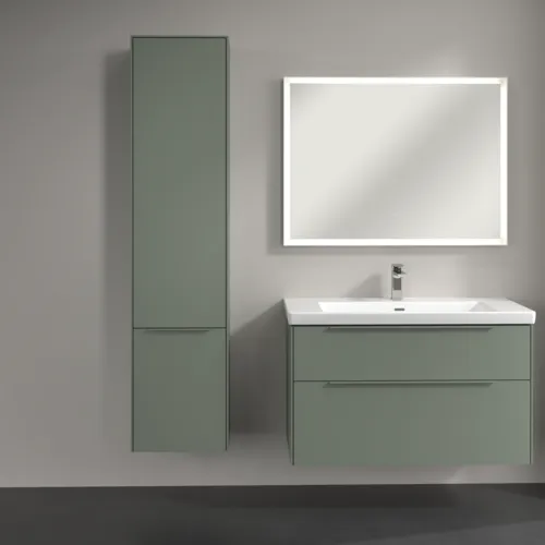 Bild von VILLEROY BOCH Subway 3.0 Hochschrank, 2 Türen, 400 x 1710 x 362 mm, Soft Green / Soft Green #C58602AF