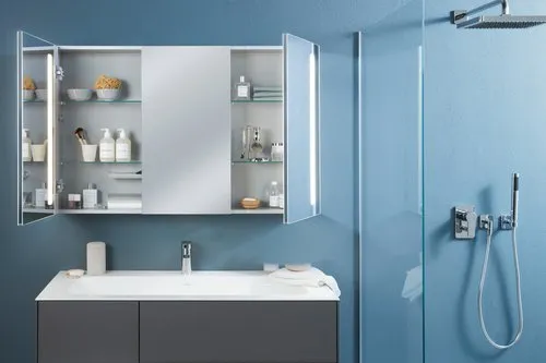 Bild von VILLEROY BOCH Finion Waschbeckenunterschrank, mit Beleuchtung, 3 Auszüge, 1196 x 591 x 498 mm, Anthracite Matt Lacquer / Peony Matt Lacquer #F060HBGK